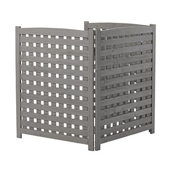 3-Panel 32" W x 38" H Outdoor Air Conditioner Fence Screen