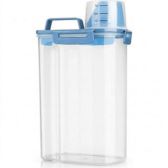 35 Lb Airtight Rice and Dry Food Storage Container with Measuring Cup BPA-Free