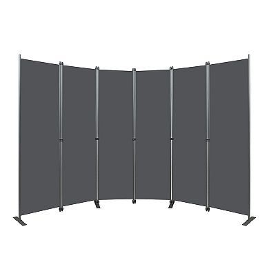 TOEMOA 6-Panel Folding Freestanding Privacy Screen Indoor Room Partition