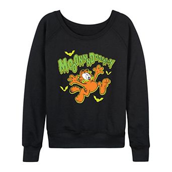 Women's Garfield Spooky Monday French Terry Long Sleeve Tee