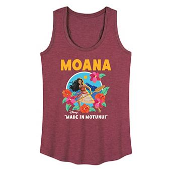 Women's Disney's Moana "Made In Motunui" Graphic Racerback Tank Top