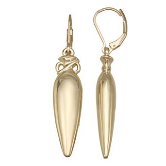 Nine West Gold Tone Drop Earrings
