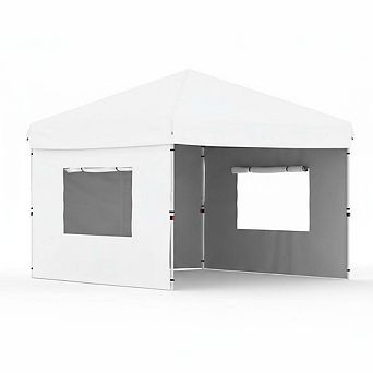 Canopy Tent with Sidewalls Portable Outdoor Shelter Waterproof UV Protection Event Tent