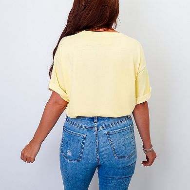 Antisocial Book Club Outline - Women's Garment Dyed Graphic T-Shirt