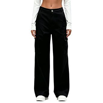Cargo Pants for Women With Pockets High Waist Lightweight Stretchy Hiking Casual Streetwear