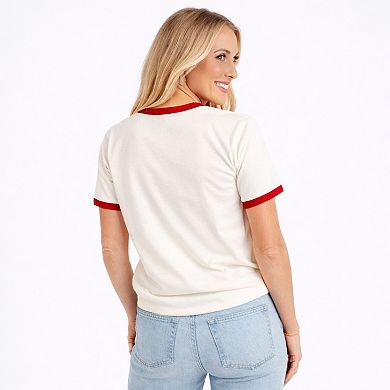 Sweet Summer Time Nautical - Women's Ringer Graphic T-Shirt