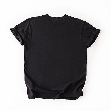 Back To School Stripes - Women's Garment Dyed Graphic T-Shirt