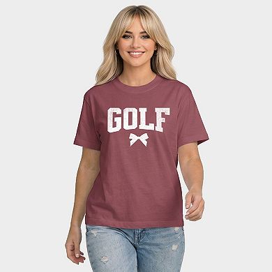 Golf Arched Bow - Women's Relaxed Boxy Tee