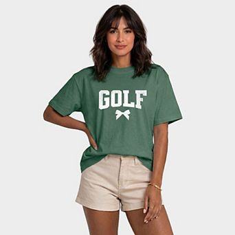 Golf Arched Bow - Women's Relaxed Boxy Tee