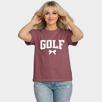 Golf Arched Bow - Women's Relaxed Boxy Tee