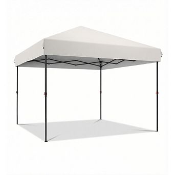 10x10 FT Pop Up Canopy, 210D Oxford, Rust-Proof, 3 Heights, UV, Roller Bag
