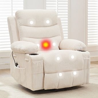 Oversized Power Lift Recliner Chair for Elderly ,Electric Reclining Lounge Sofa with Heat, Massage