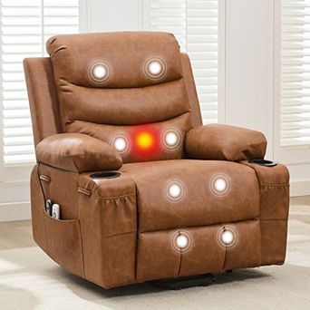 Oversized Power Lift Recliner Chair for Elderly ,Electric Reclining Lounge Sofa with Heat, Massage