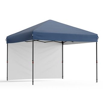 Pop Up Canopy Tent Heavy Duty Outdoor Gazebo with One Person Setup Adjustable Height