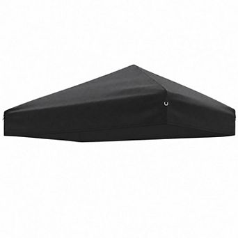 10x10ft Canopy Replacement Top with Silver Coated, Waterproof &UV Protection Cover for Outdoor Patio