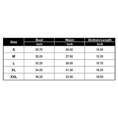 Womens Two Piece Swimsuit Scoop Neck Top And Skirted Bottom Bikini Sets