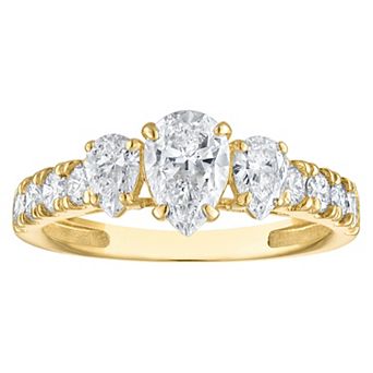 NaturaLux™ 1 1/2 Carat T.W. Lab-Grown Diamond Engagement Ring