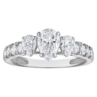 NaturaLux™ 1 1/2 Carat T.W. Lab-Grown Diamond Engagement Ring