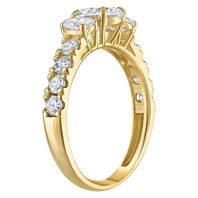 NaturaLux™ 1 1/2 Carat T.W. Lab-Grown Diamond Engagement Ring