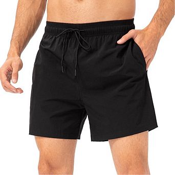 Men’s Quick Dry Athletic Shorts Elastic Waist Running Training Shorts