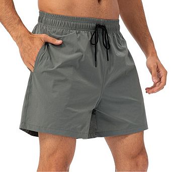 Men’s Quick Dry Athletic Shorts Elastic Waist Running Training Shorts