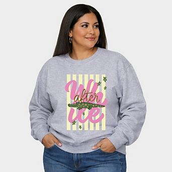 After A While Crocodile - Women's Plus Sized Graphic Sweatshirt