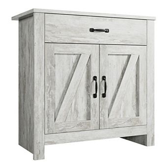 Modern Sideboard Buffet Cabinet with Drawers and Doors, Storage Credenza with Adjustable Shelves