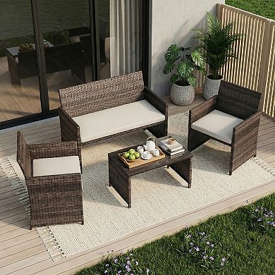 4-Piece Patio Furniture Set