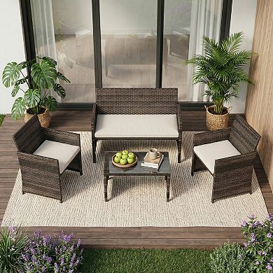 4-Piece Patio Furniture Set