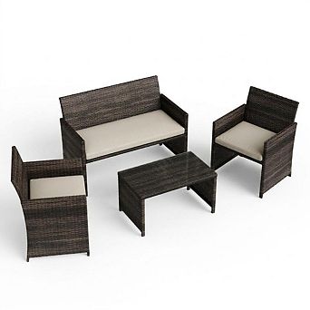 4 pc Patio Furniture Set