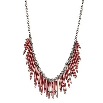 Simply Vera Vera Wang Beaded Frontal Necklace