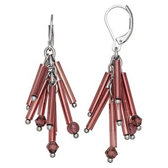 Simply Vera Vera Wang Beaded Button Earrings