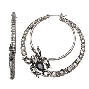 Simply Vera Vera Wang Spider Hoop Earrings