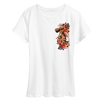 Women's Disney's Moana Tropical Floral Graphic Tee