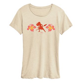 Women's Disney's Moana Montanui Floral Graphic Tee