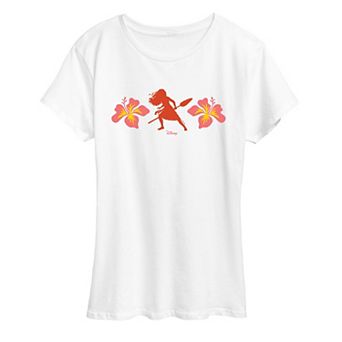 Women's Disney's Moana Montanui Floral Graphic Tee