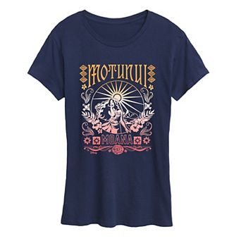 Women's Disney's Moana Motunui Sunset Graphic Tee