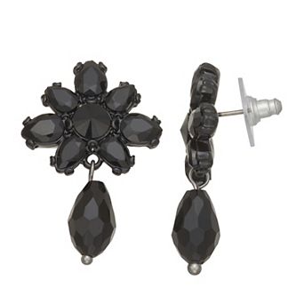 Simply Vera Vera Wang Flower Drop Earrings