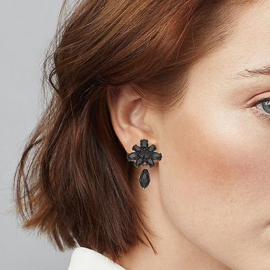 Simply Vera Vera Wang Flower Drop Earrings