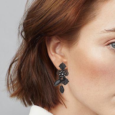 Simply Vera Vera Wang Flower Chandlier Post Earrings