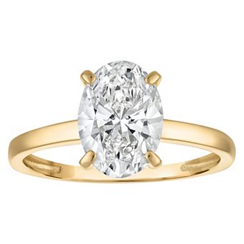 NaturaLux™ 2 Carat T.W. Lab Grown Diamond Oval Solitaire Ring