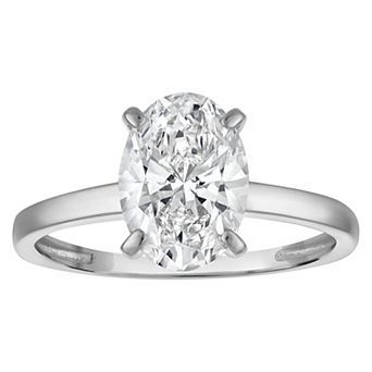 NaturaLux™ 2 Carat T.W. Lab Grown Diamond Oval Solitaire Ring