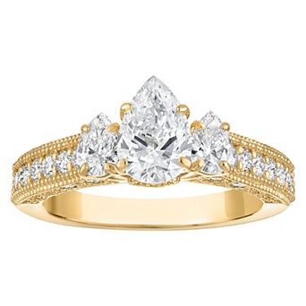 NaturaLux™ 2 Carat T.W. Lab Grown Diamond Pear Engagement Ring