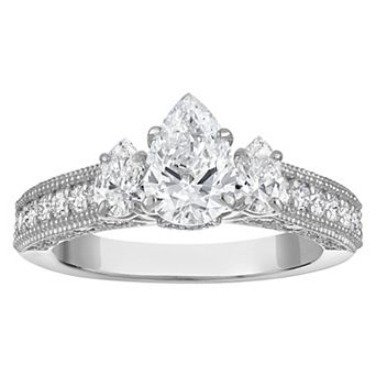 NaturaLux™ 2 Carat T.W. Lab Grown Diamond Pear Engagement Ring