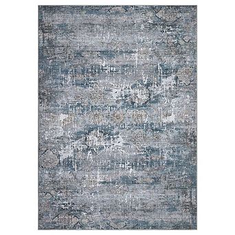 Soft Vintage Distressed Large Bedroom Rugs Retro Abstract Foldable Indoor Floor Carpet