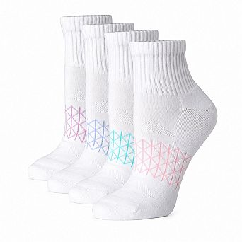 4 Pairs Women's Seamless Ankle Socks
