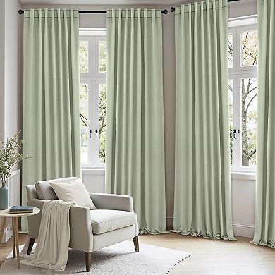 Blackout Curtains, Thermal Insulated Rod Pocket & Back Tab Panels