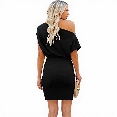 Casual Ribbed Bodycon Party Dress