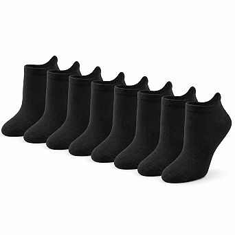 8 Pairs Women's RunDry Athletic Socks
