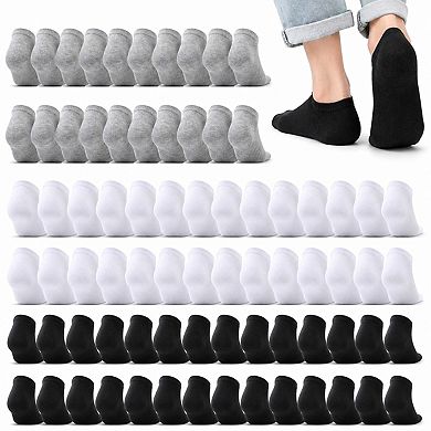 30 Pairs Men's Casual Breathable Socks